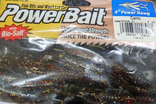 PowerBait 4`Power Hawg/Camo